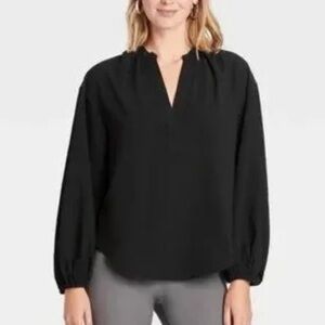 •new• A NEW DAY Oversized Popover Blouse